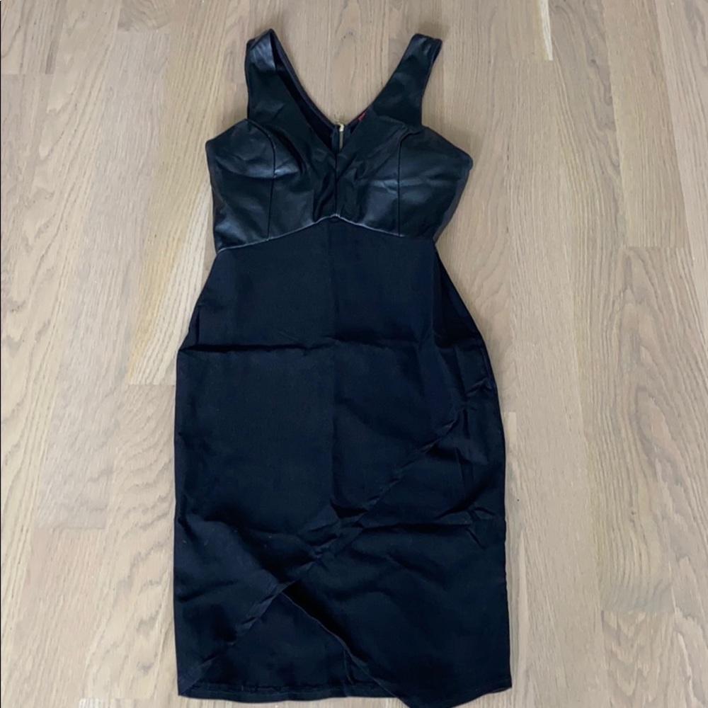 Black cocktail dress